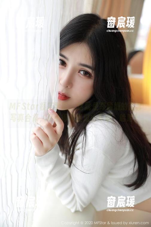 MFStar模范学院 - 这就是郑颖姗的首套写真合集，紧张得像坐过山车哦，哈哈！-窗宸瑗