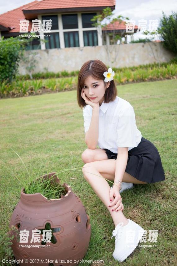 MiStar魅妍社 - 放心大胆看，赵欢颜Jessica的红裙高清写真，色彩不止于此-窗宸瑗
