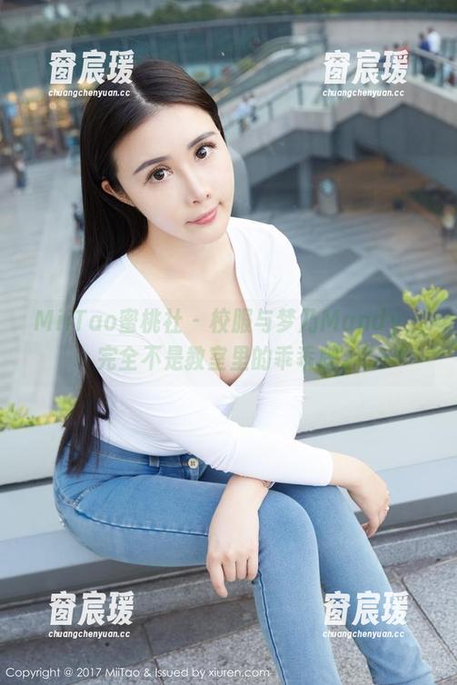 MiiTao蜜桃社 - 校服与梦乃Mandy，完全不是教室里的乖乖牌。-窗宸瑗