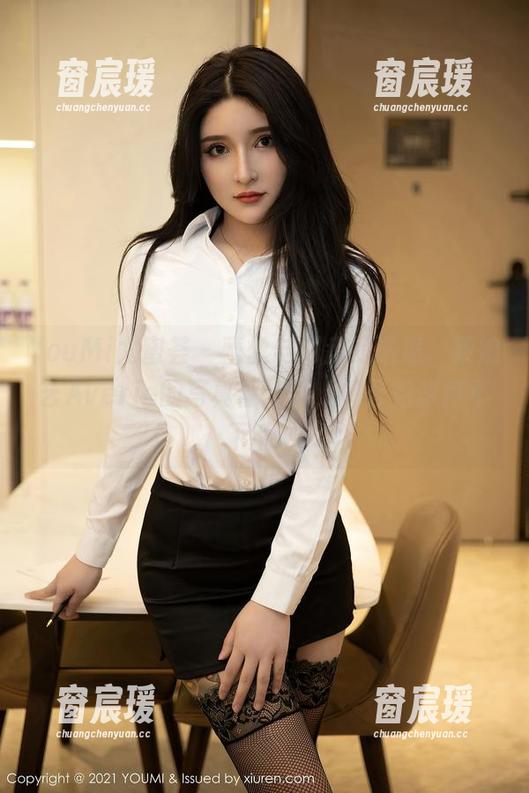 YouMi尤蜜荟 - 蕾丝与网盘的邂逅，柴婉艺Averie的写真像拉链，想开启却停不下手。-窗宸瑗