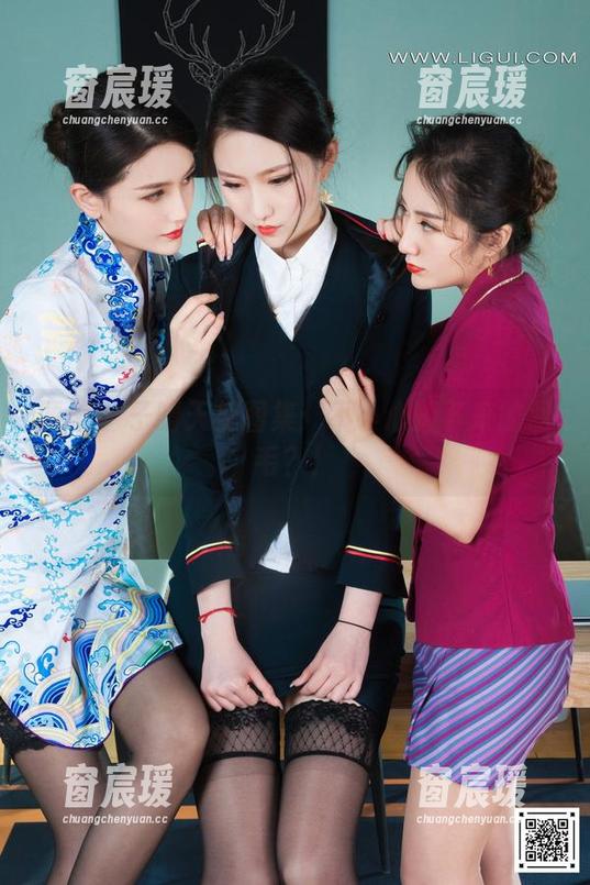 丽柜 - 子晴天使图集：不小心掉下来的羽毛？！-窗宸瑗