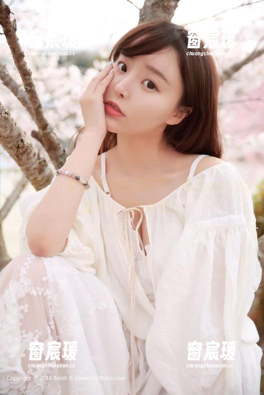 波萝社 - 壁纸界的隐形冠军，张优ayoyo的可爱写真抢镜！-窗宸瑗