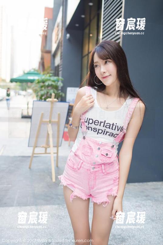 爱蜜社 - 这个体操服的图包，程小烦不烦演绎了怎样的俏皮与轻松呢？-窗宸瑗