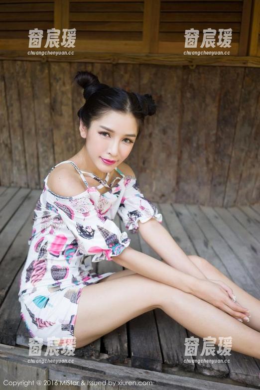 魅妍社 - 陈嘉嘉Tiffany的镂空写真，图集里的‘空’到底有多空？-窗宸瑗